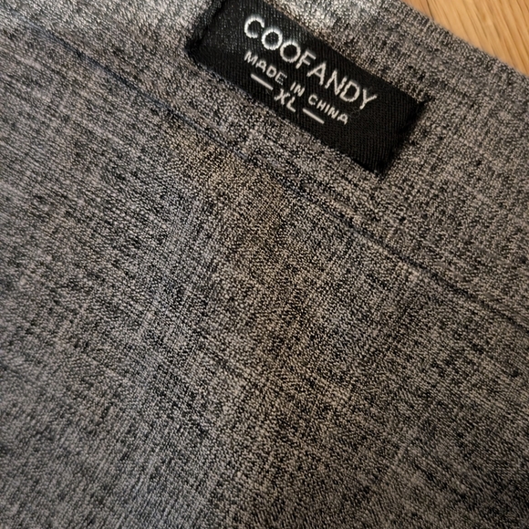 Gray Casual Button Down Shirt Lightweight - Picture 2 of 3